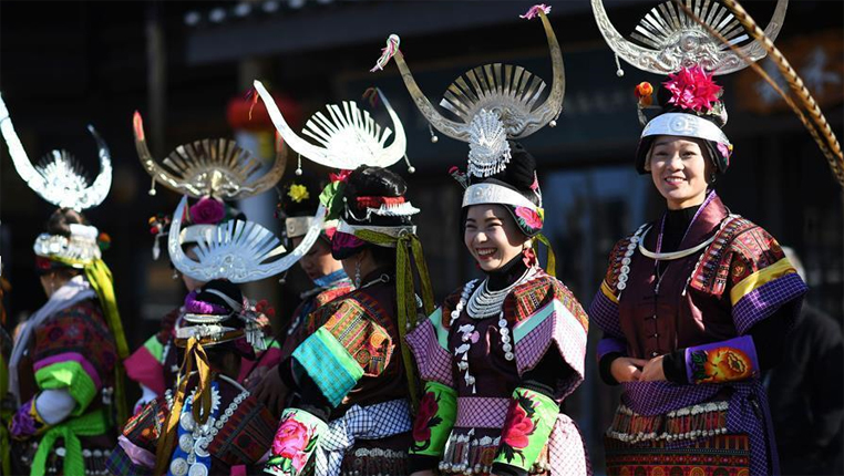 贵州丹寨：苗族群众欢度&ldquo;祭尤节&rdquo;